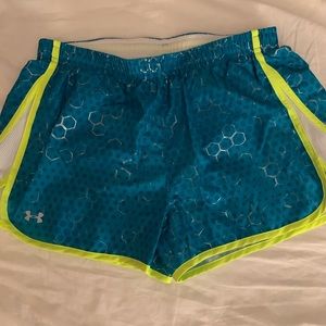 Under armor heat gear running shorts